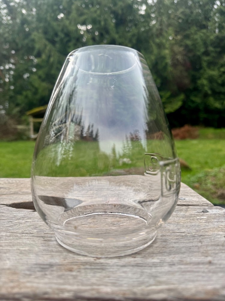 CB&Q Railroad Lantern Globe CCEB No Cracks & BOLD