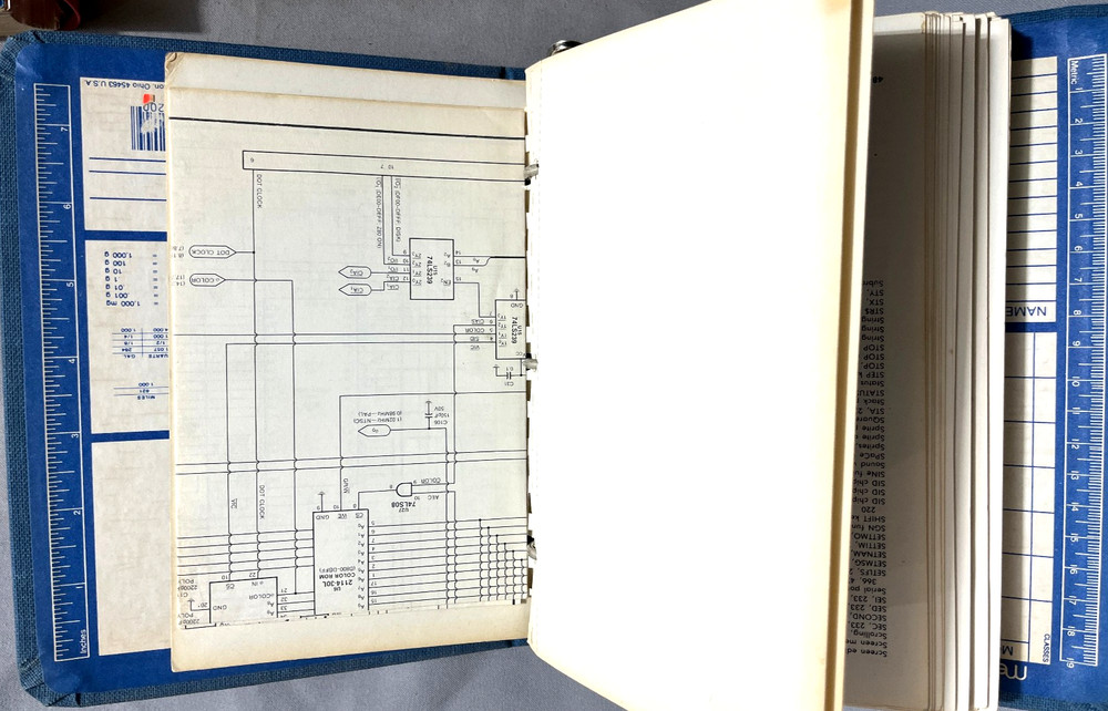 3 Ring Binder Commodore 64 Programmers Reference Guide CBM 1984 used worn a bit