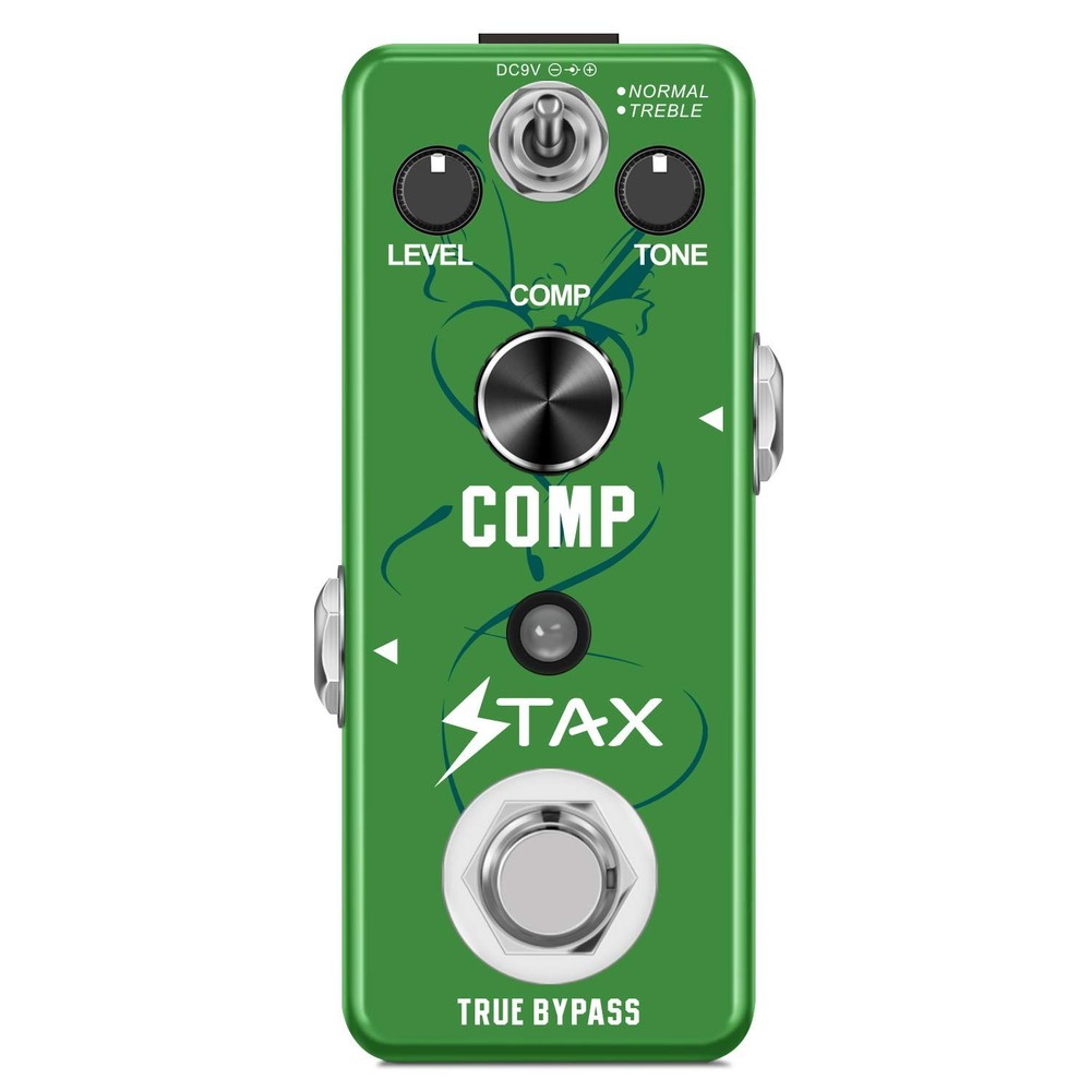 Stax Compressor Pedal, Ultimate Comp 2 Modes Compression Effect Pedal with Na...