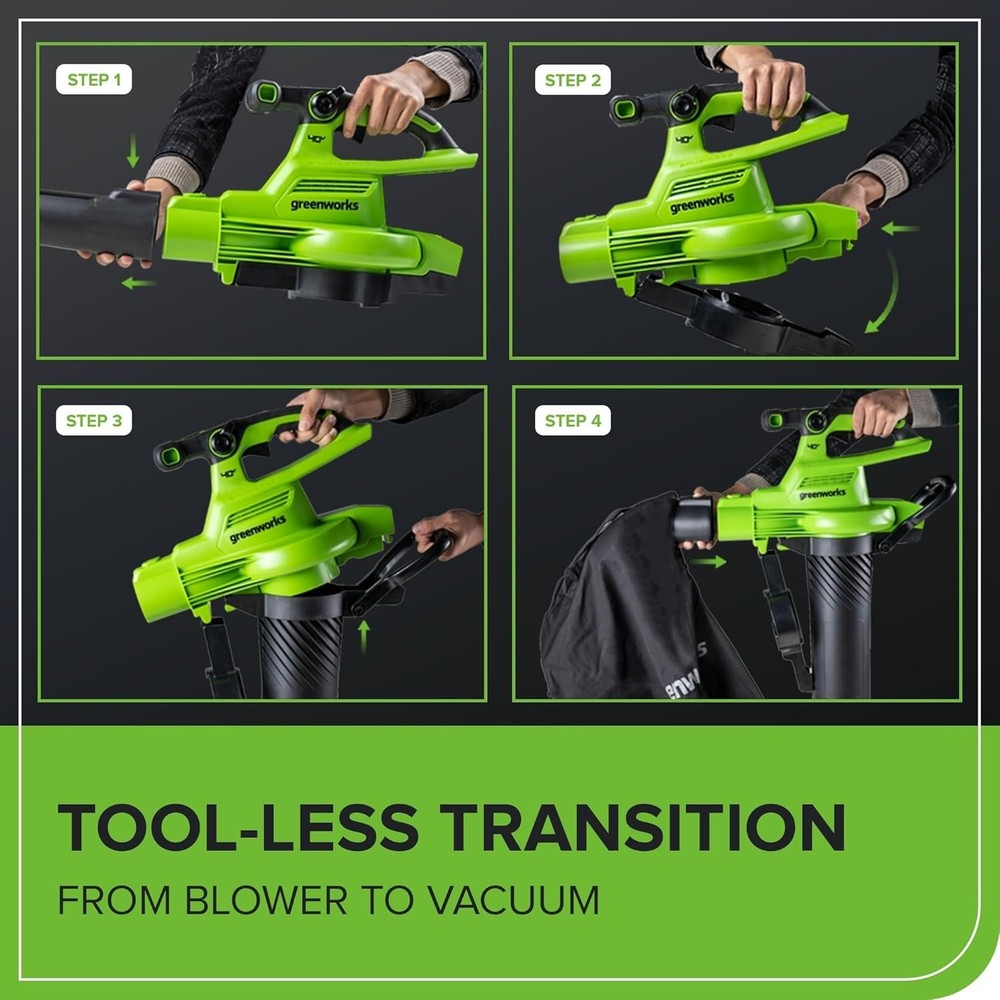 Versatile 40V Brushless Leaf Blower - 230 MPH, Turbo Boost & 3-