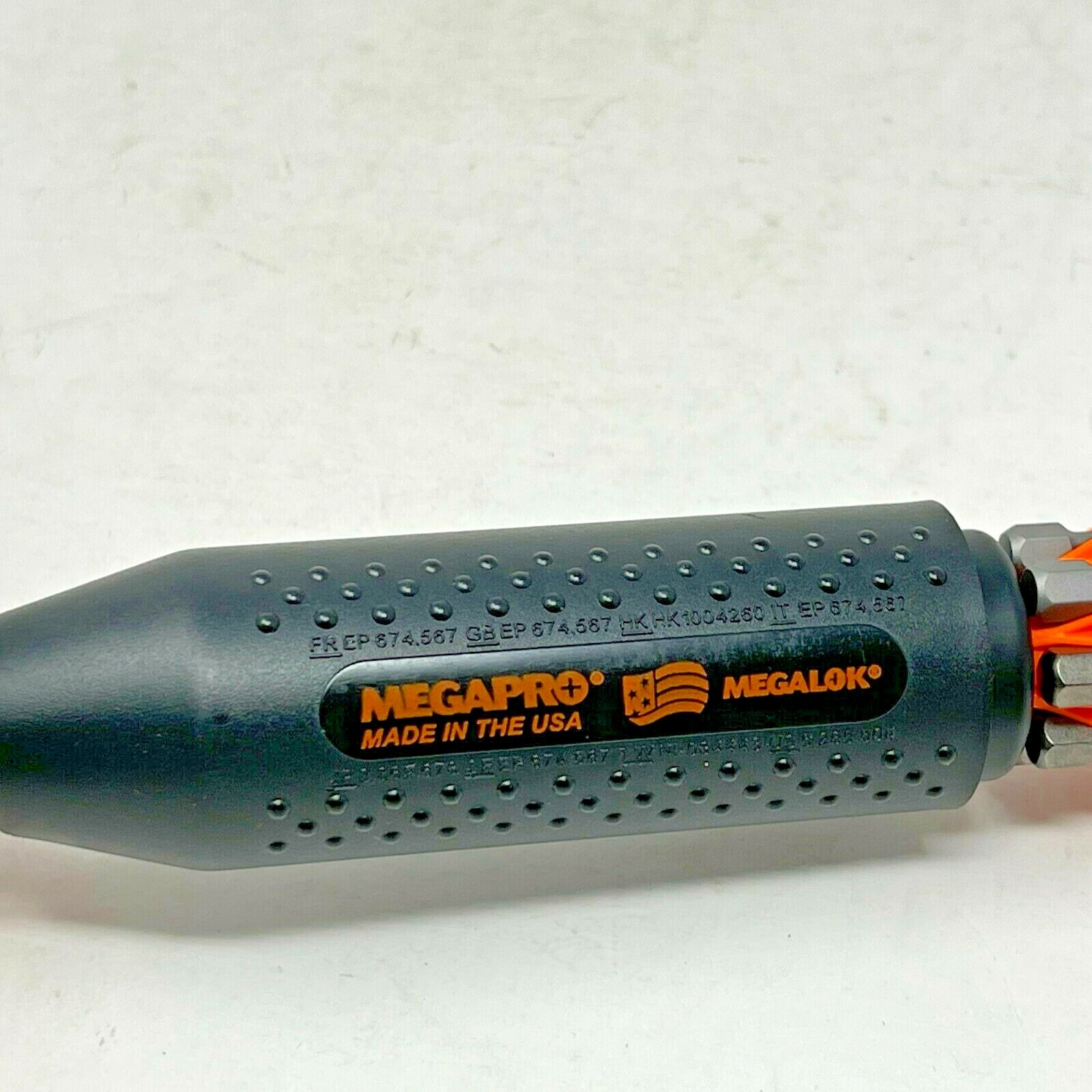 Megapro MegaLok Quick Connect 1/4" Drive Multi Bit Screwdriver USA 5" Extension