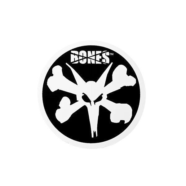 New Bones Rat Circle Assorted Colors 4in Sticker