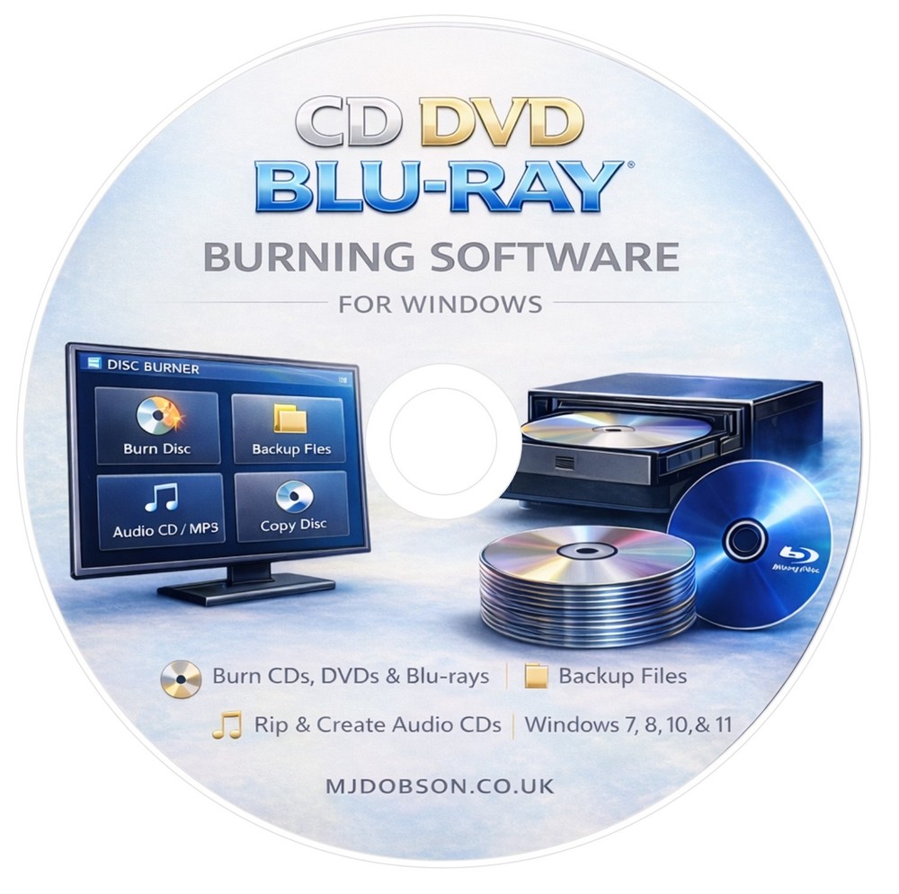 CD Disc Burner Program Rip CD DVD No Subscription Needed