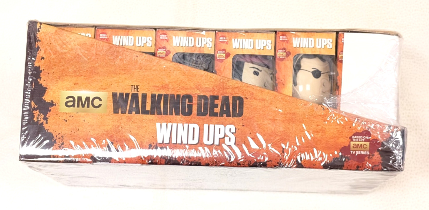 Walking Dead AMC Wind Ups 2013 Box of (18) Horror Drama TV Toys - RK009