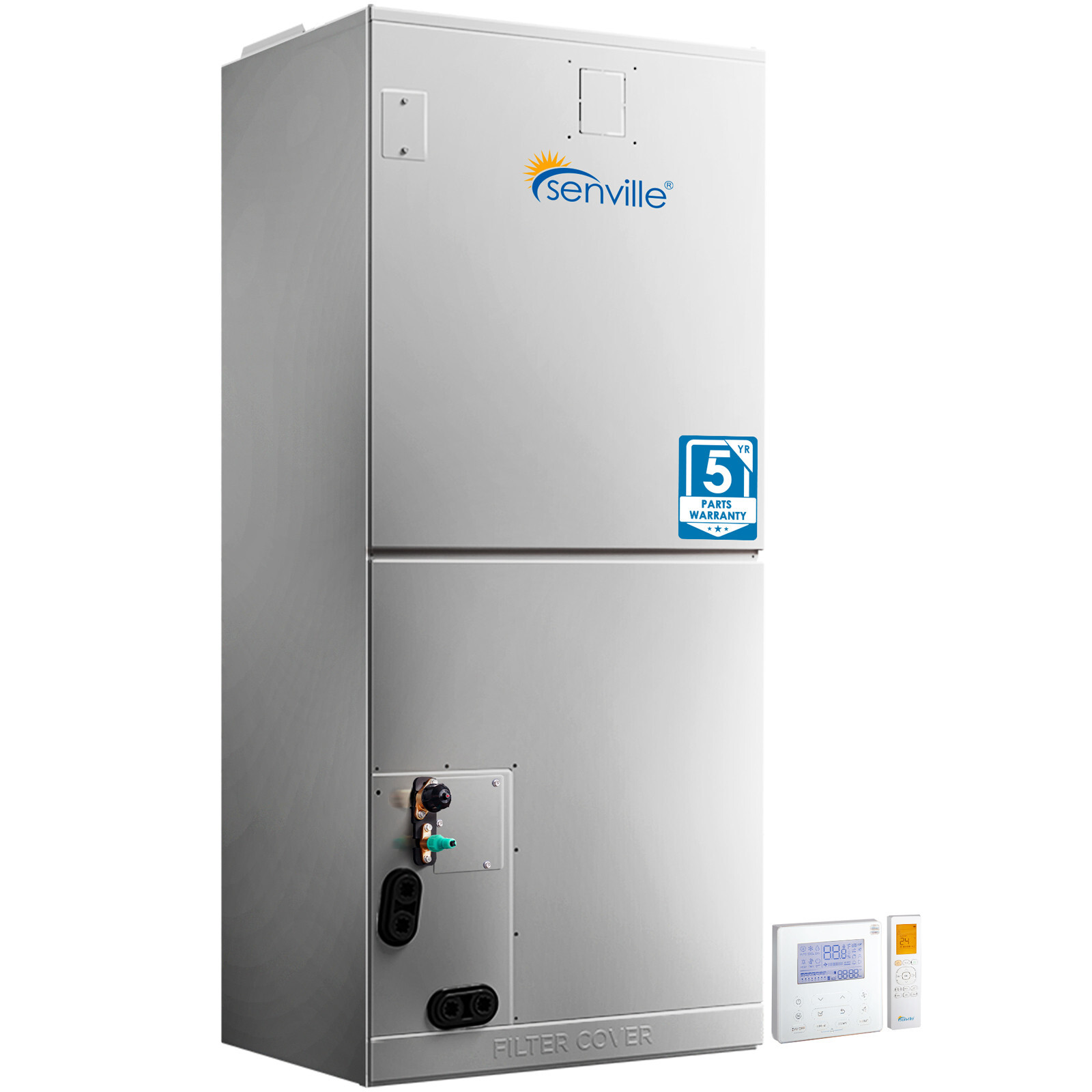 3 Ton Central Air Conditioner Heat Pump Split System, 36,000 BTU, 10KW AUX