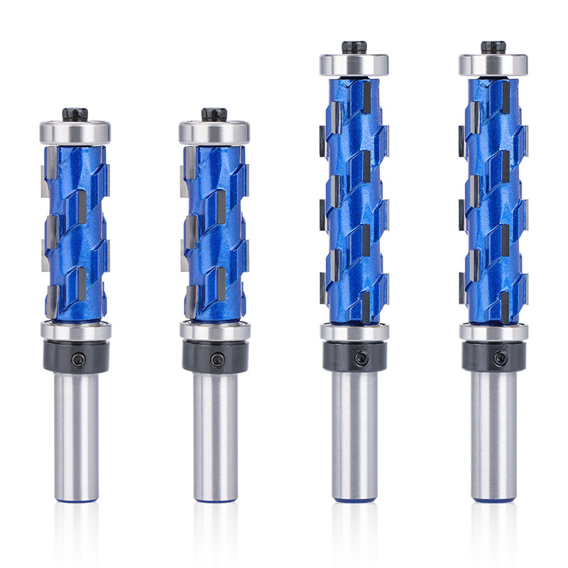 1/2'' Shank Flush Trim Router Bit Compression Milling Cutter Top Bottom Bearing