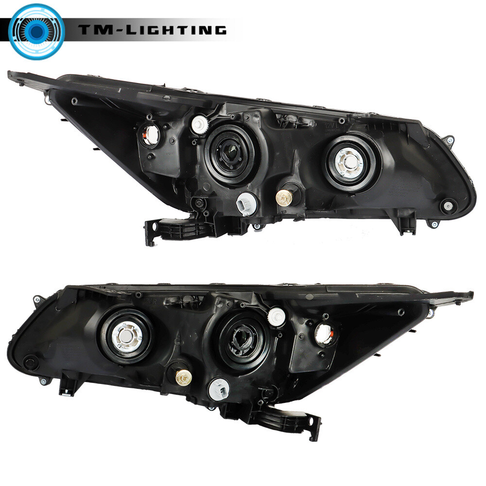 Halogen Headlights W/LED DRL For 2013-2015 Honda Accord Sedan Left&Right Side