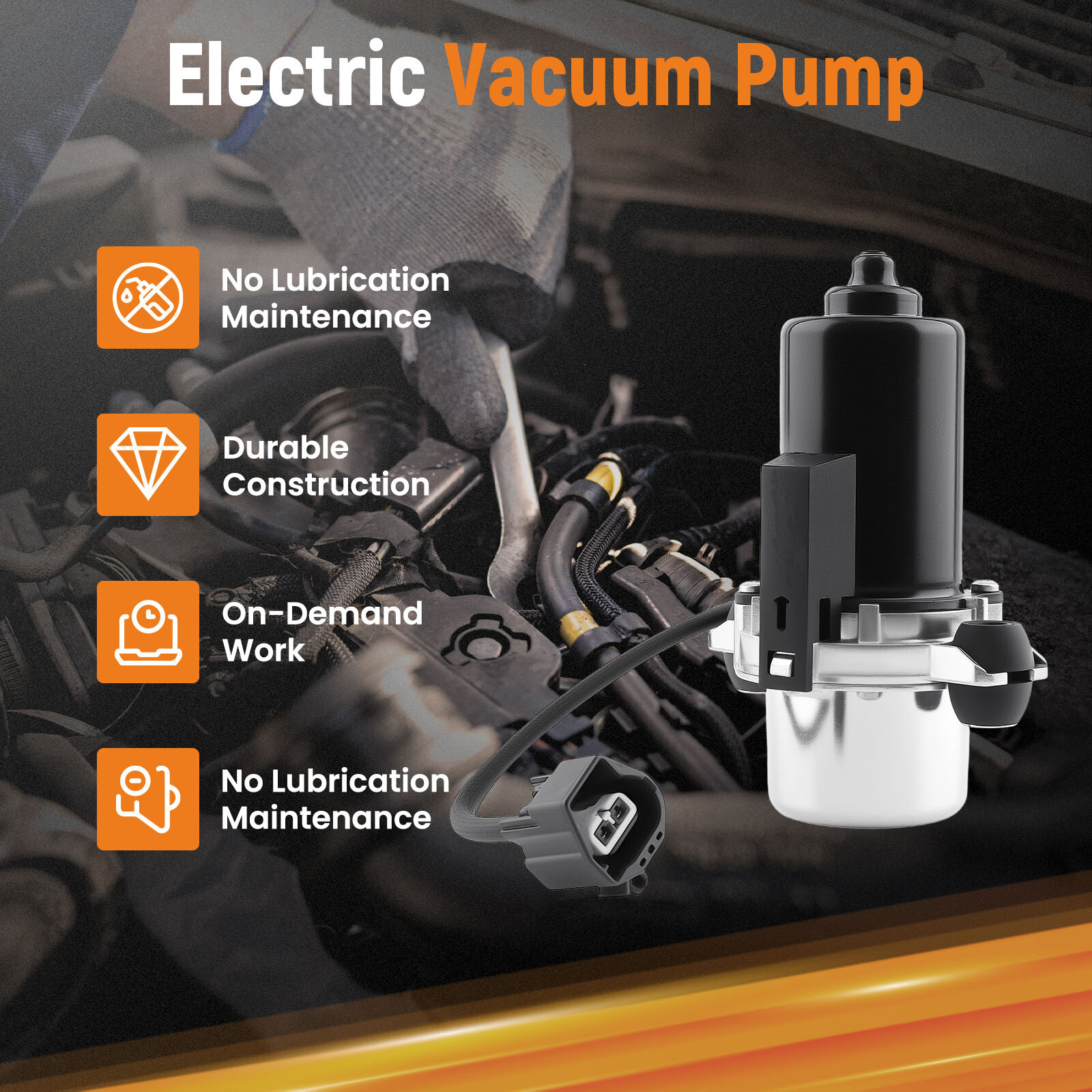 Vacuum Pump For Jeep Grand Cherokee Dodge Durango 3.6L 2016-2019 04581954AB