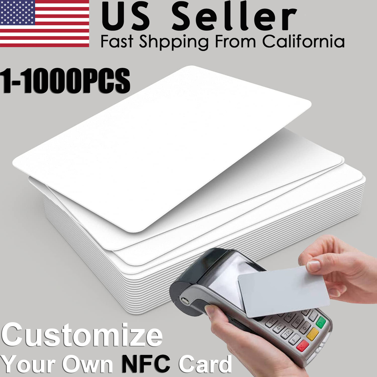 NTAG215 Blank NFC Cards Tags NTAG 215 TagMo Waterproof RFID PVC Lot Whole