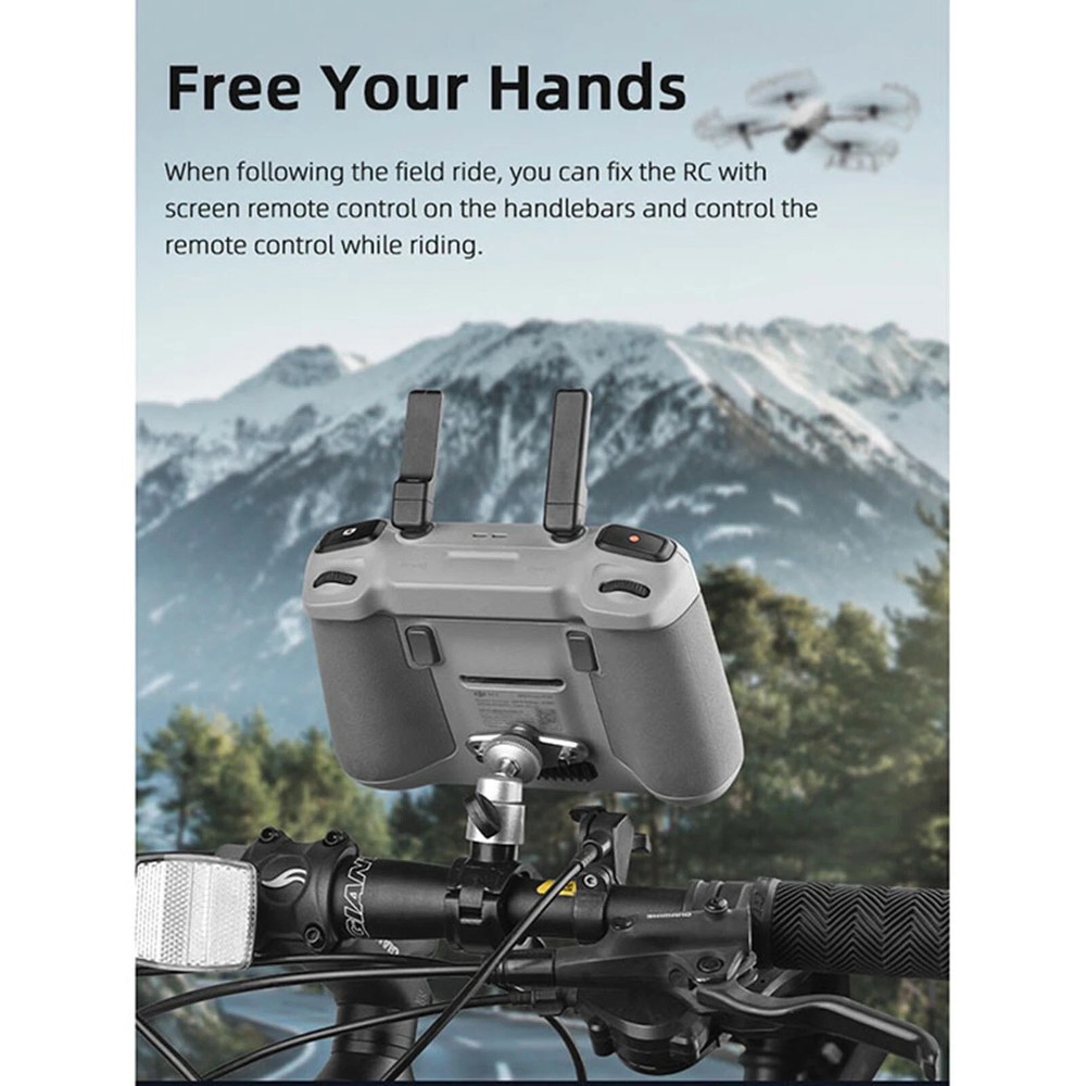 Bicycle Stand Remote Control Bracket For DJI Mini 4 Pro RC/RC 2 Remote Control
