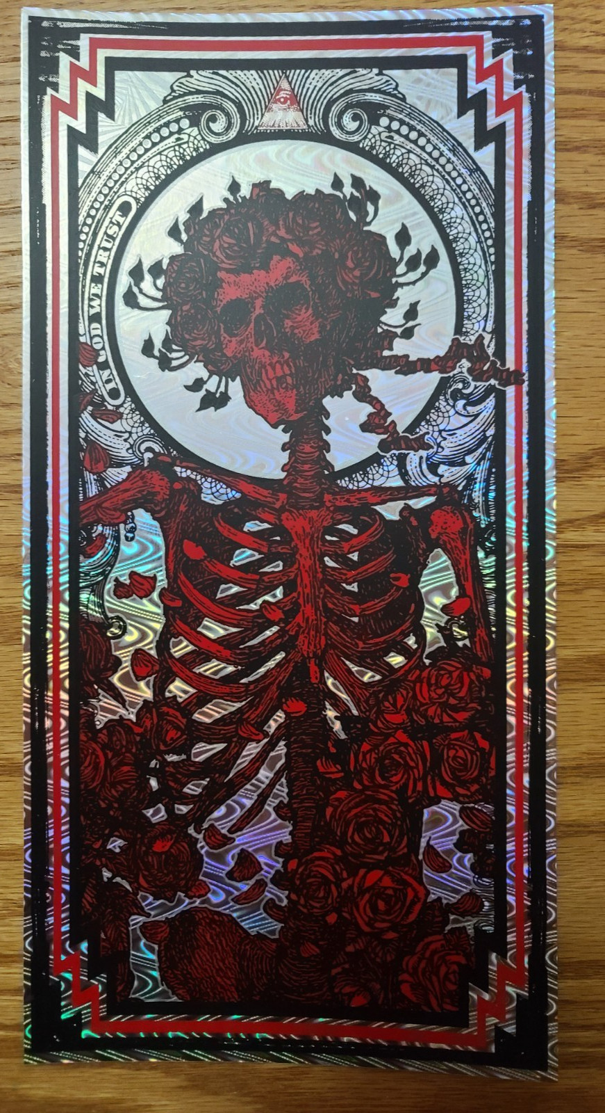 Grateful Dead BERTHA Blunt Graffix Art Print RARE Wave Foil Handbill 6x12 Poster