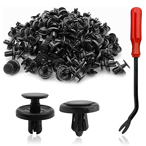 100Pcs Nylon Engine Under Cover Push-Type Retainer Clips Engine 90467-07201