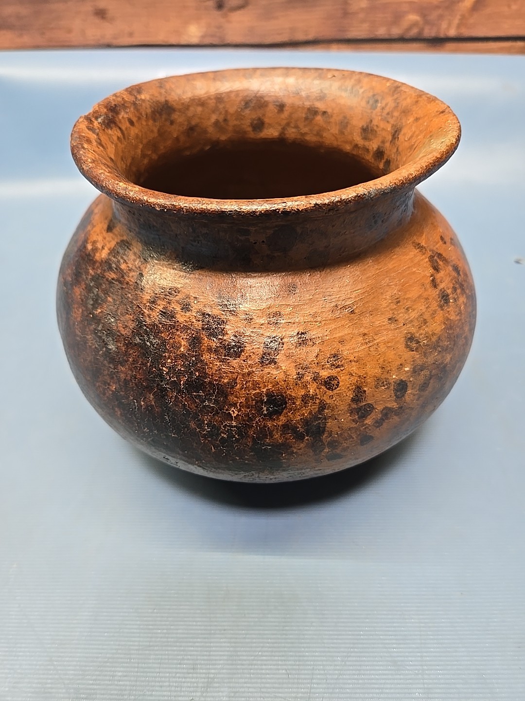 Antique Native American Indian Olla Pine Pitch Water Pot-- Navajo?
