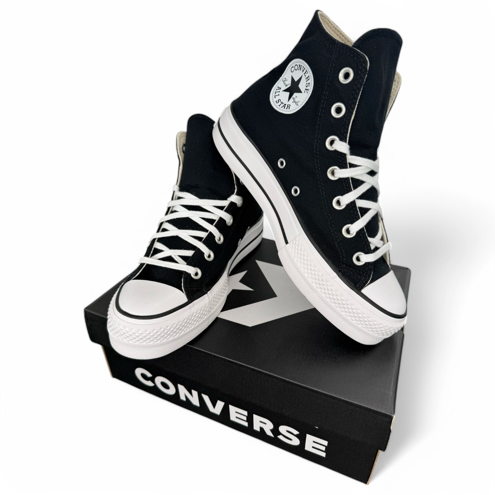 Converse Chuck Taylor LIFT HI High Top Canvas Platform Women US Sz 5-10.5 NEW