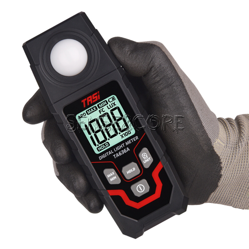 TA636A Digital Light Meter Illuminance Lux Meter Illuminometer Handheld Ambient-