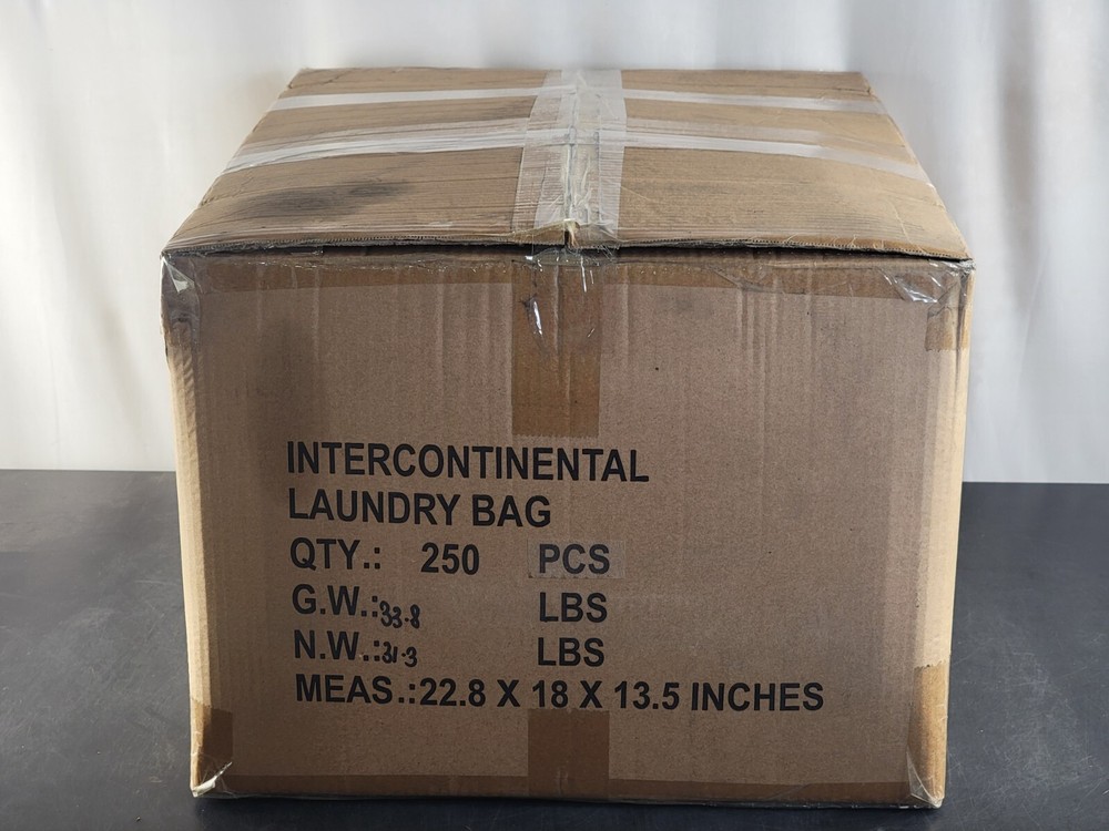(250/Case) InterContinental Hotels Drawstring Laundry Bag 20.88" x 16" Poly