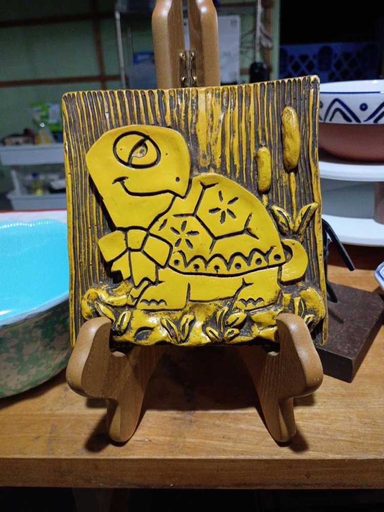3D Handcarved And Hand painted Turtle