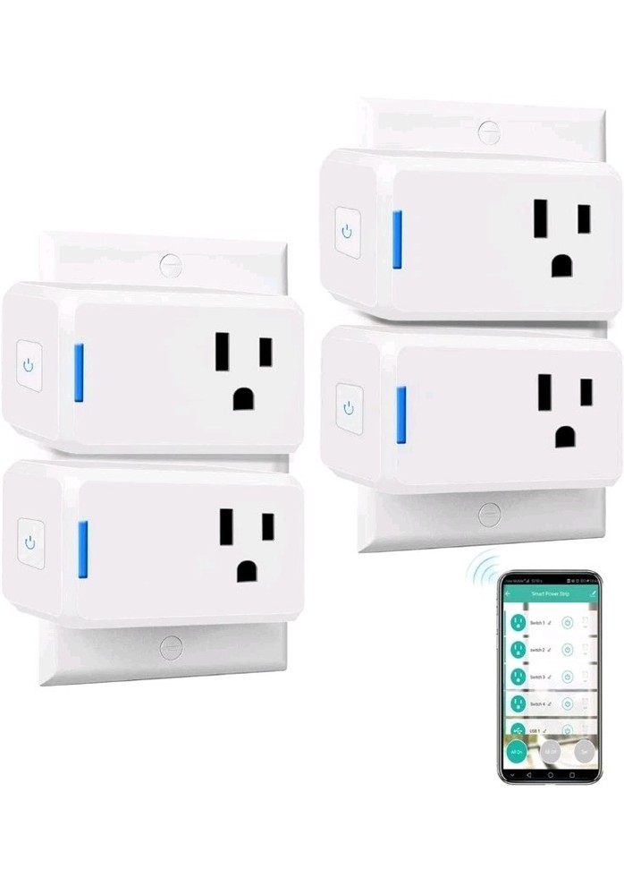 Mini Wifi Smart Plug Pack Of 2