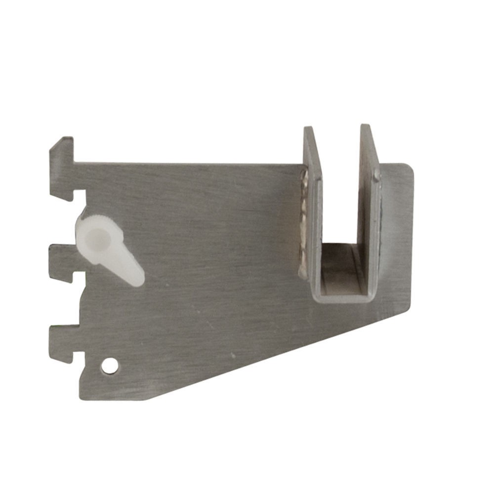 Satin Chrome Metal Brackets, 3"L