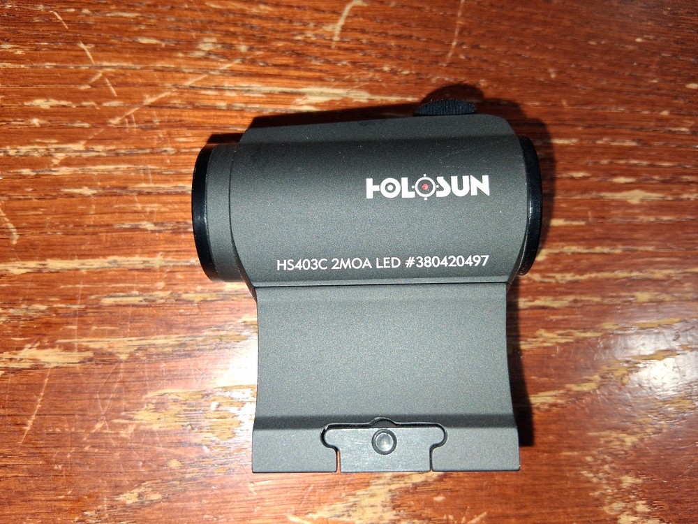 Holosun HS403C 2 MOA Micro Red Dot Optic w/ Solar Backup