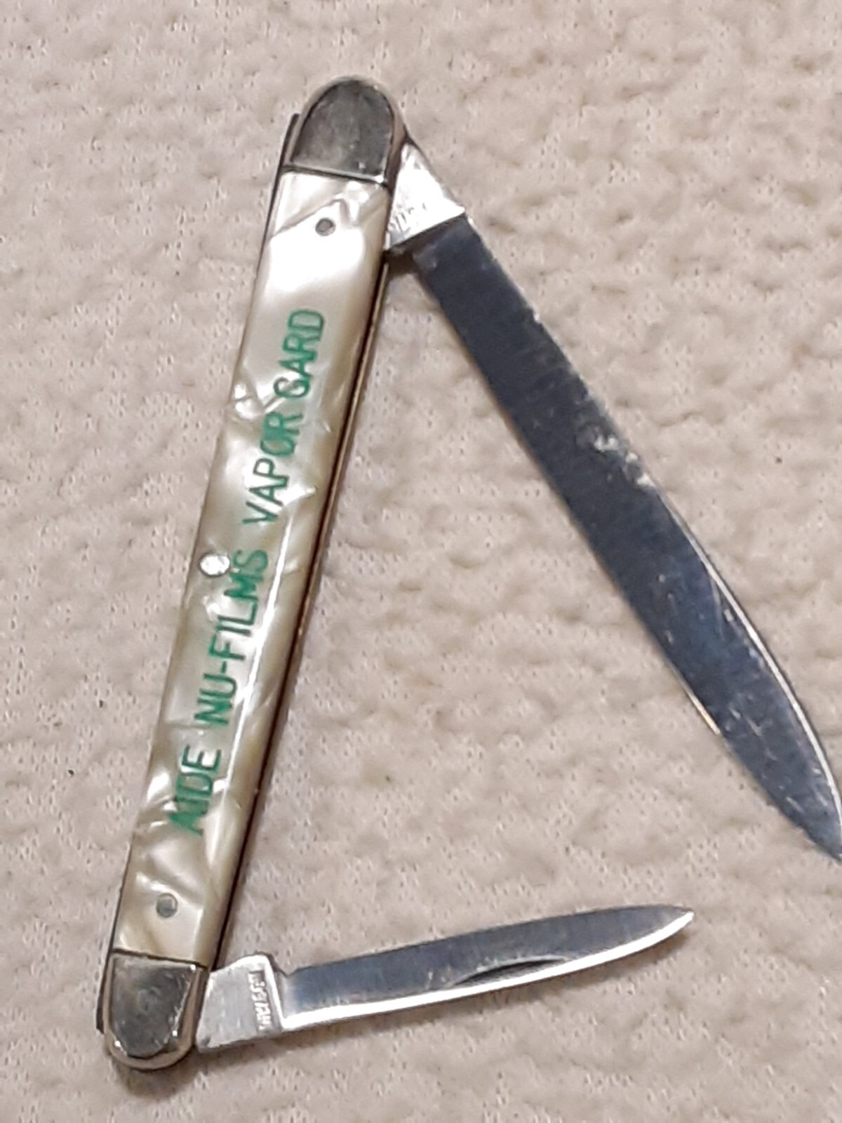 VINTAGE MURCOTT GERMANY ADVERTISING POCKET KNIFE MILLER FERTILIZER CORP BALTO MD