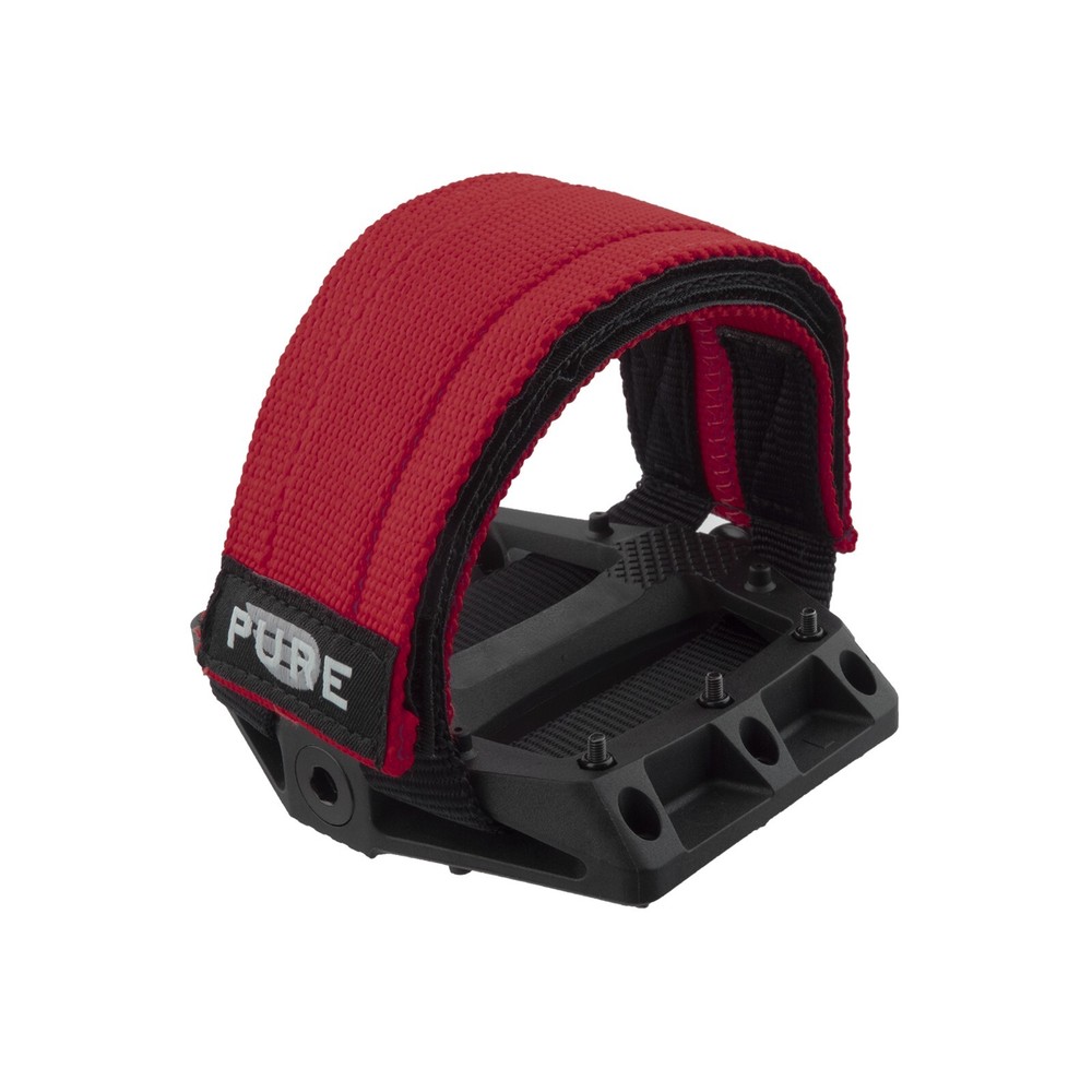 Toe Straps Pure Pro Footstraps Red