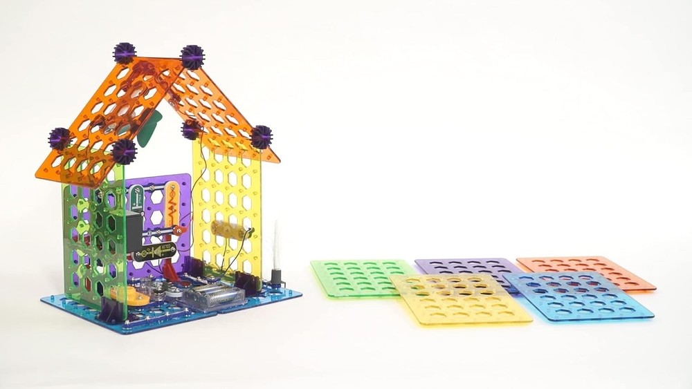 Color-Coded Electronics Building Kit for Kids - Fun STEM Learning 8 +