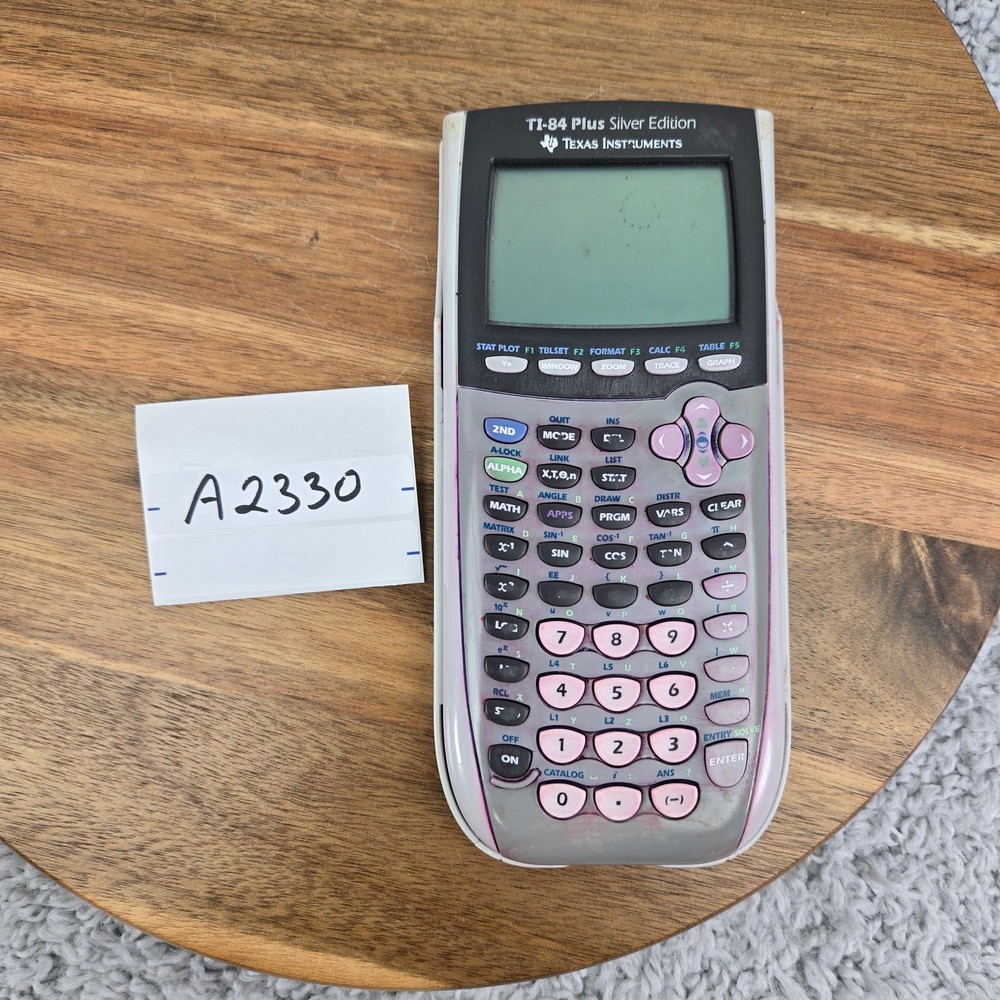 Texas Instruments TI-84 Plus Silver Edition Graphing Calculator Silver Gray Math