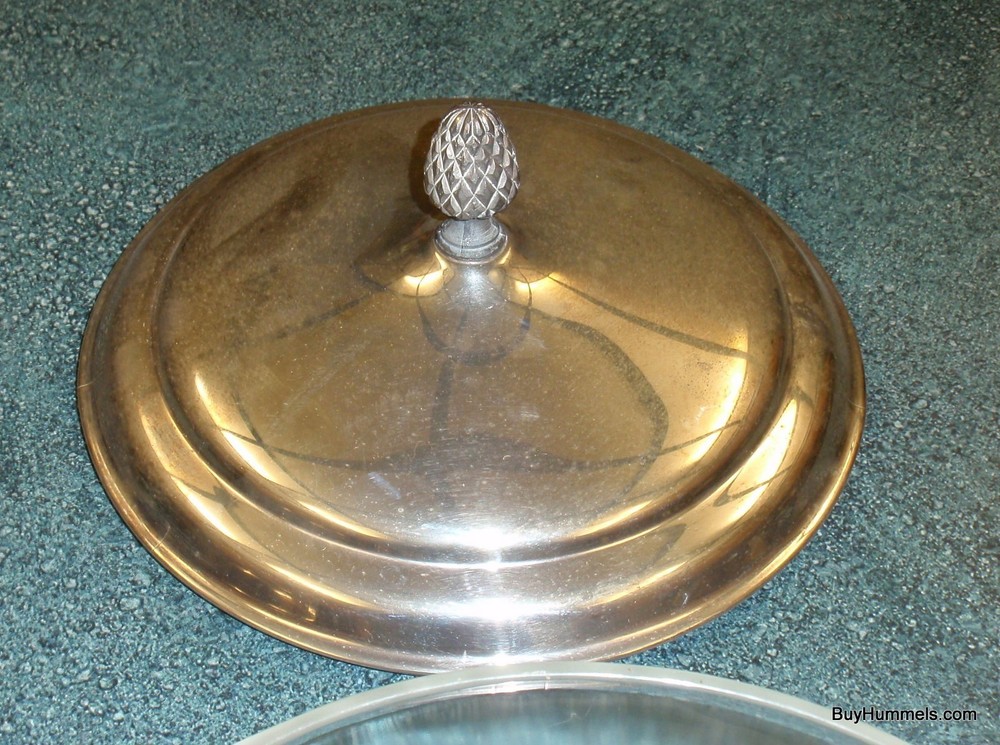 Sheffield Silverplate Casserole Dish 1127 with Pyrex 2Q Baking Dish Insert GIFT!