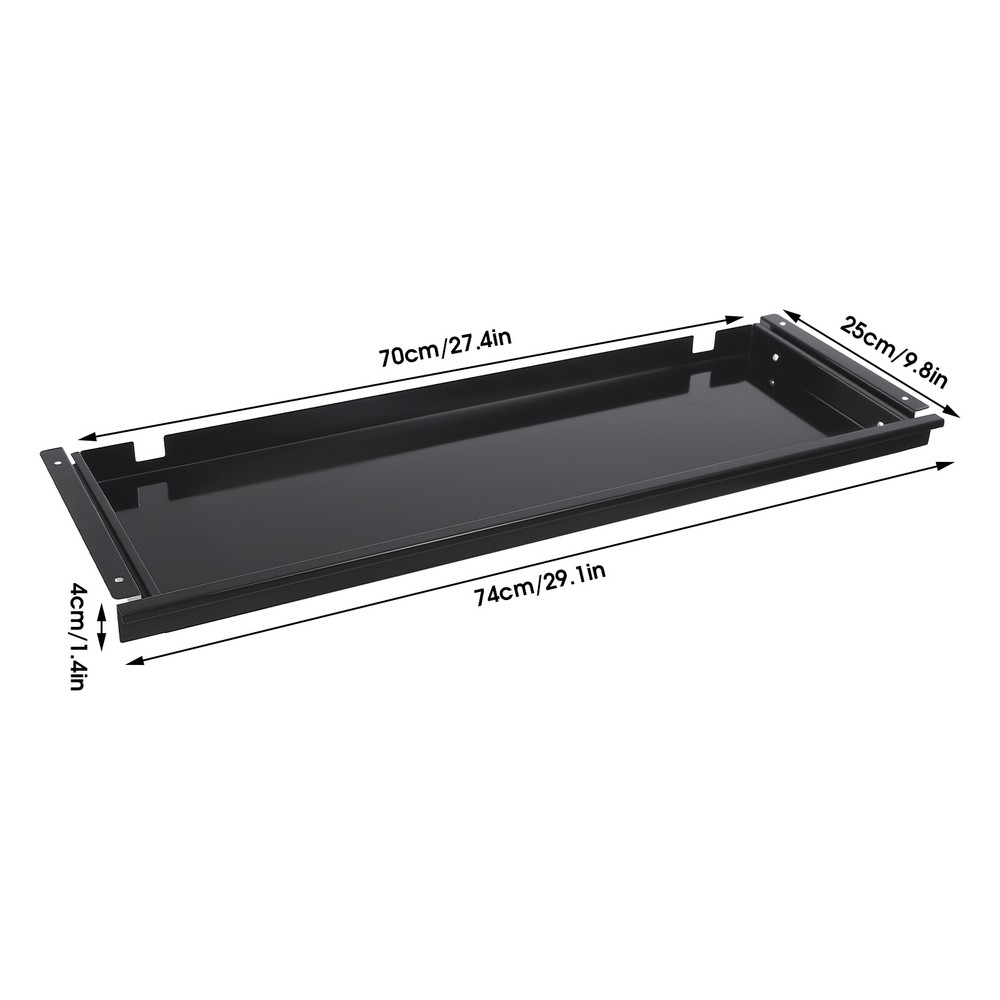 Sliding Pull-Out Drawer Under Desk Organizer for Space Saving Solutions
