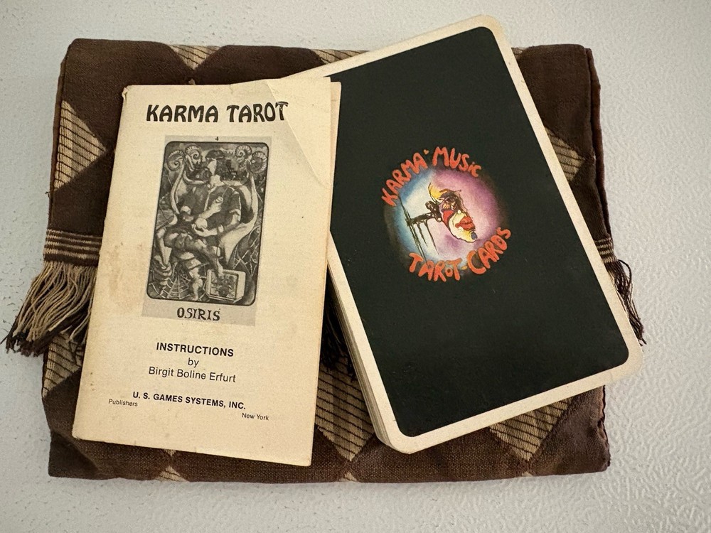 Karma Tarot Deck by Birgit Boline Erfurt  1983. RARE