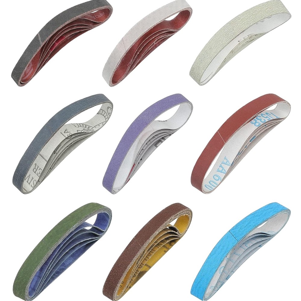 45 Pcs  Replacement Sharpening Belt Kit for Work Sharp WSKTS - 80-5000 Grits