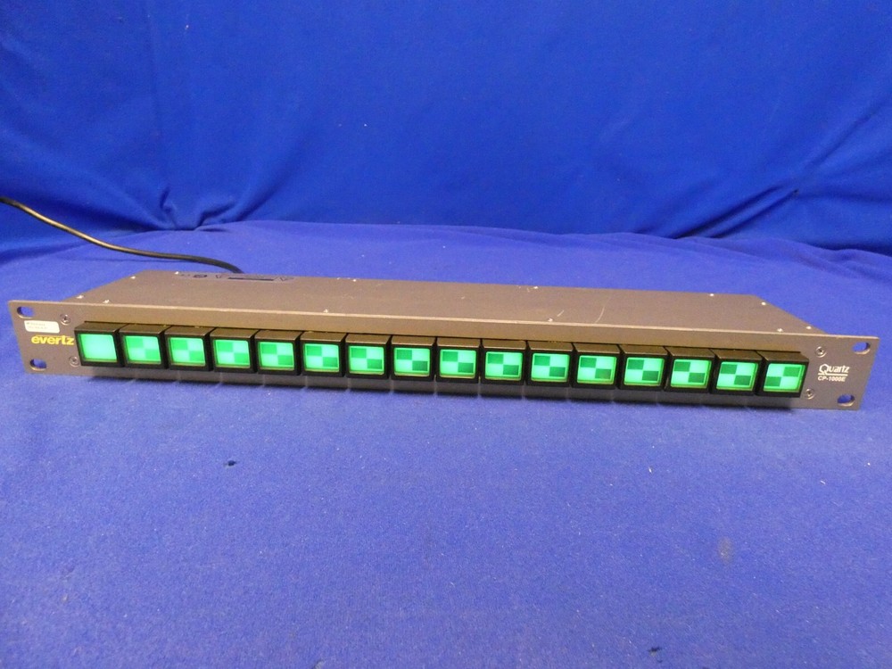 Evertz CP-1000E Quartz Router Control Panel