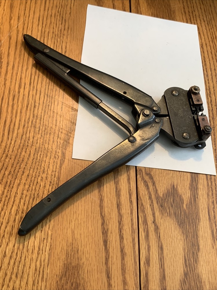 TYCO, Ratcheting, Hand Crimp Tool, AMP 656–1-E Type OB MOD-E Hand Crimp Tool