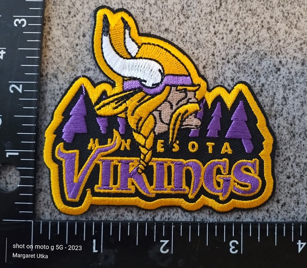 Minnesota Vikings Embroidered IRON ON PATCH