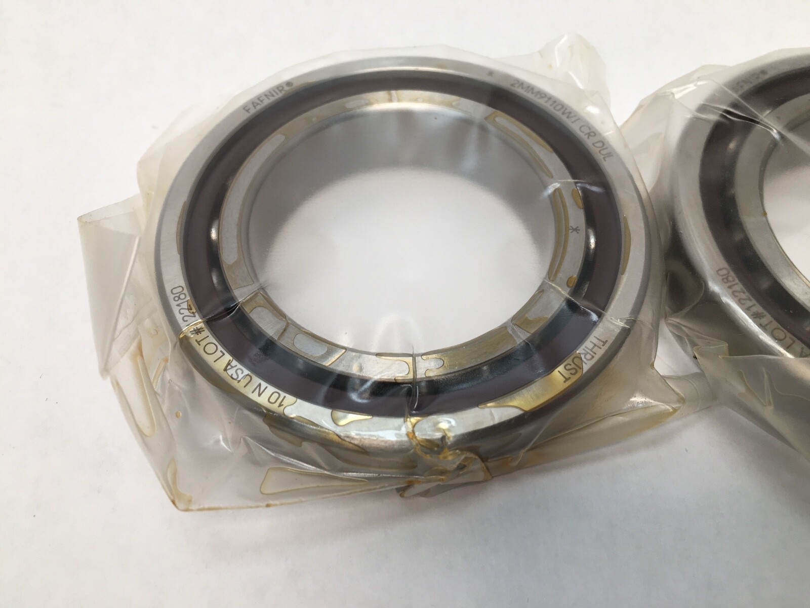 FAFNIR 2MM9110WI-DUL Bearing 50x80x16 mm 2MM 9110 WI CR DUL 7010-C USA 2 Pcs