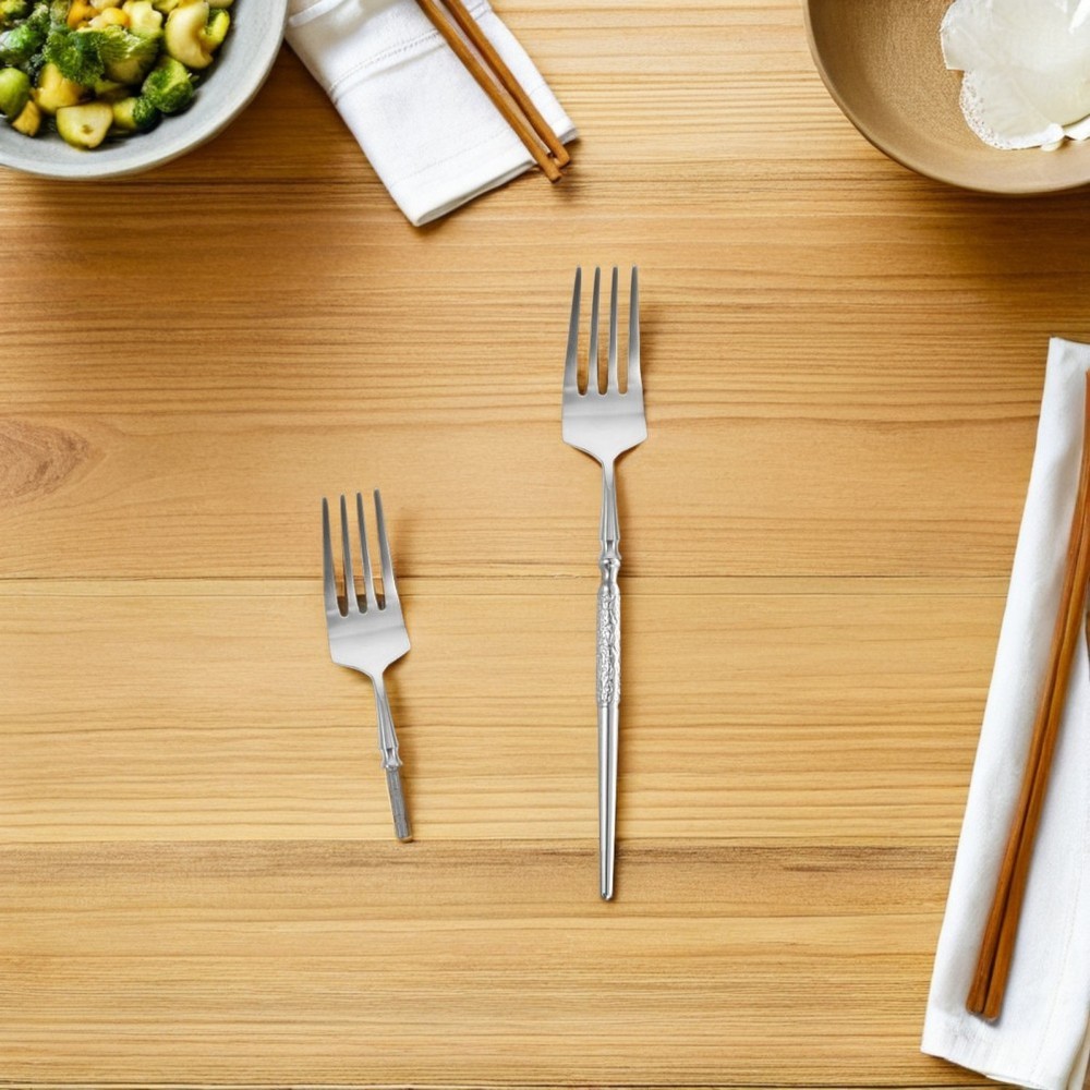 2 Pcs Replacement Heads for Cutlery Forks and Spoons Insert Component