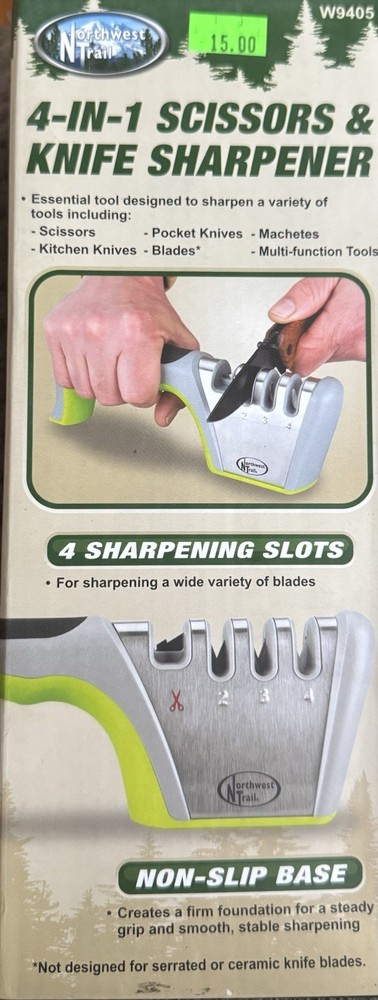 Northwest Trail 4in1 Scissors Knife Sharpener