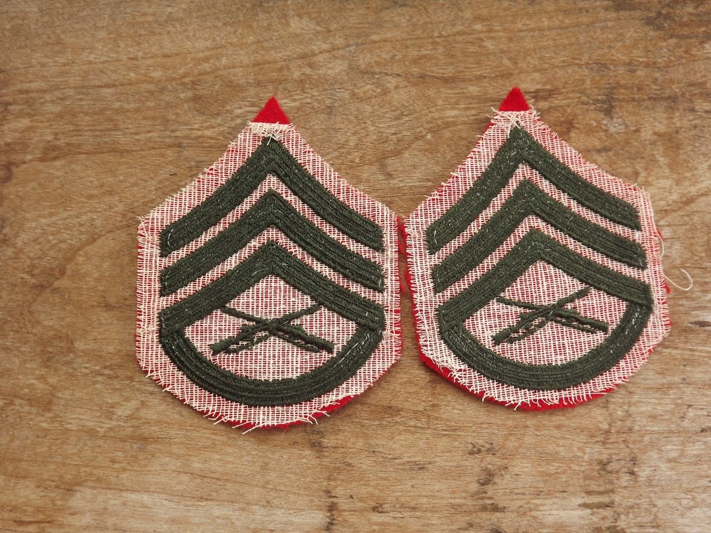 Pair, USMC Female Staff Sergeant Chevrons - INV# C1619