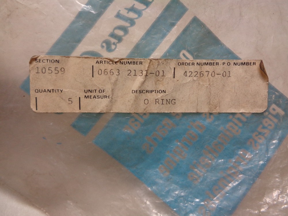 Atlas Copco O-ring 0663213101 Qty-3