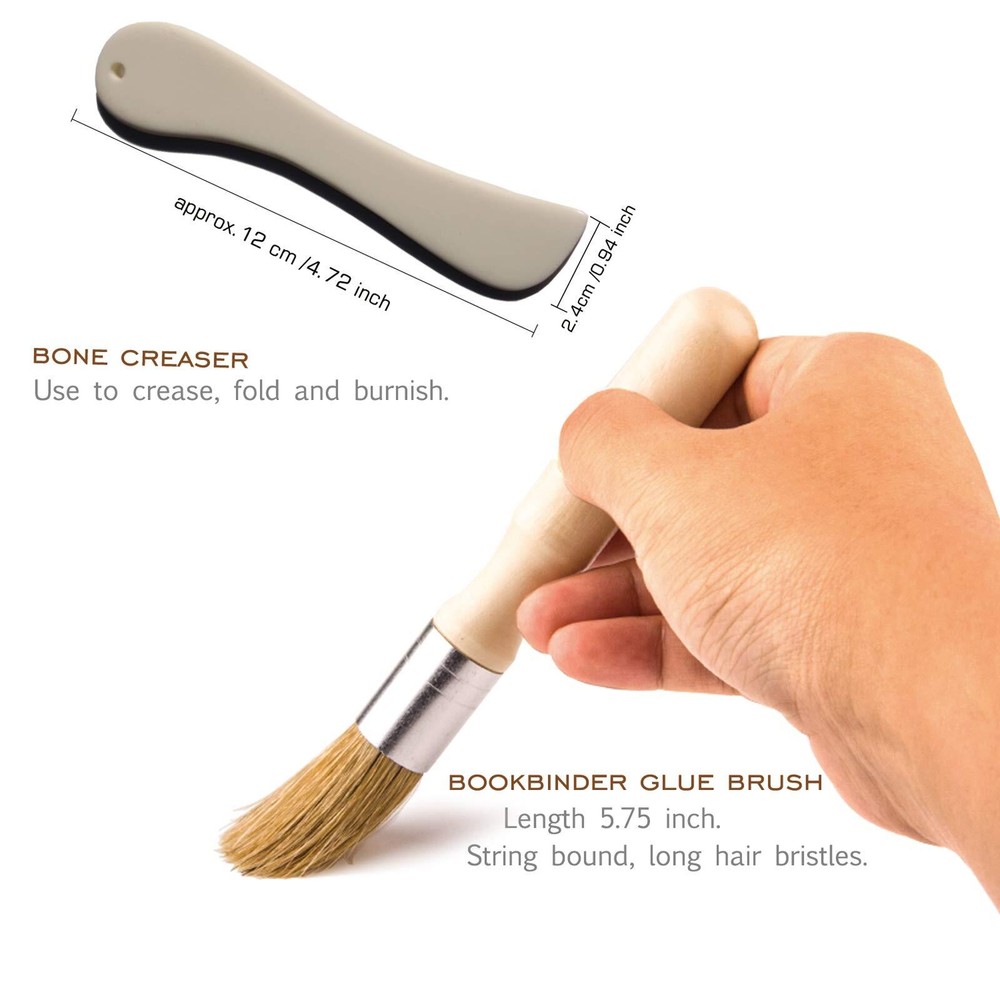 Bookbinding Kits Bookbinding Supplies Hand Book Binding Starter Tools Set With G