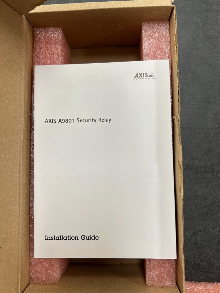 AXIS A9801 SECURITY RELAY BOX