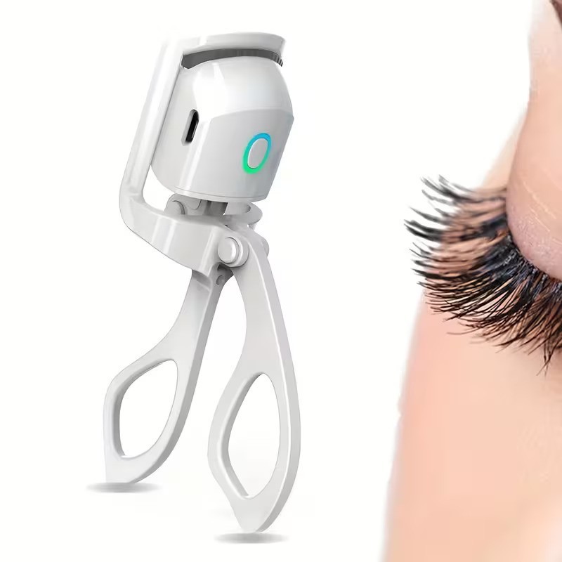 USB Powered Electric Eyelash Curler Safe Heated Lash Tool