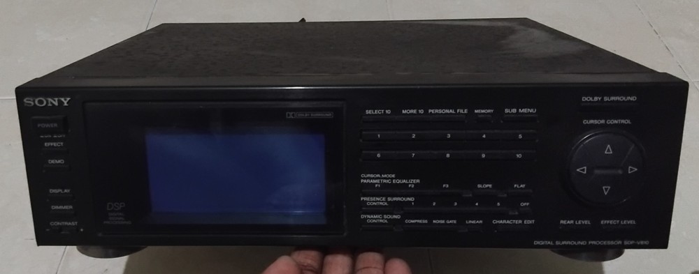 Vintage Sony Liberty SDP-V810 Digital Sound Processor Graphic Equalizer Analyzer