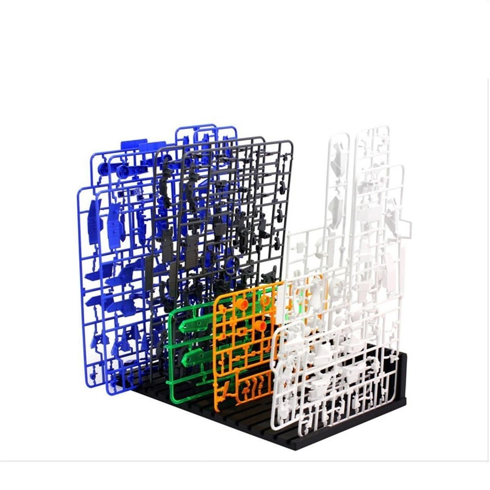 Model Pieces Shelves Space Saving Black Compact Sturdy Professional DIY Model