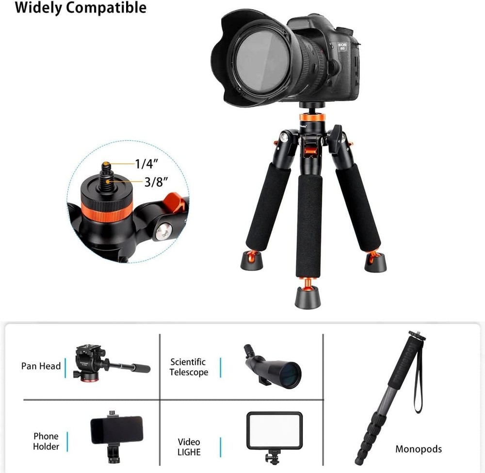 Versatile Monopod with Tripod Base - Lightweight & Durable for Photographers