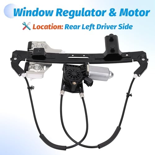 Power Window Regulator with Motor Compatible with Rear Right Passenger Side