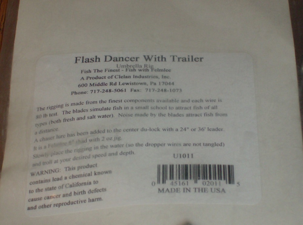 Umbrella Rig Flashdancer with trailer (qty:2) NIP