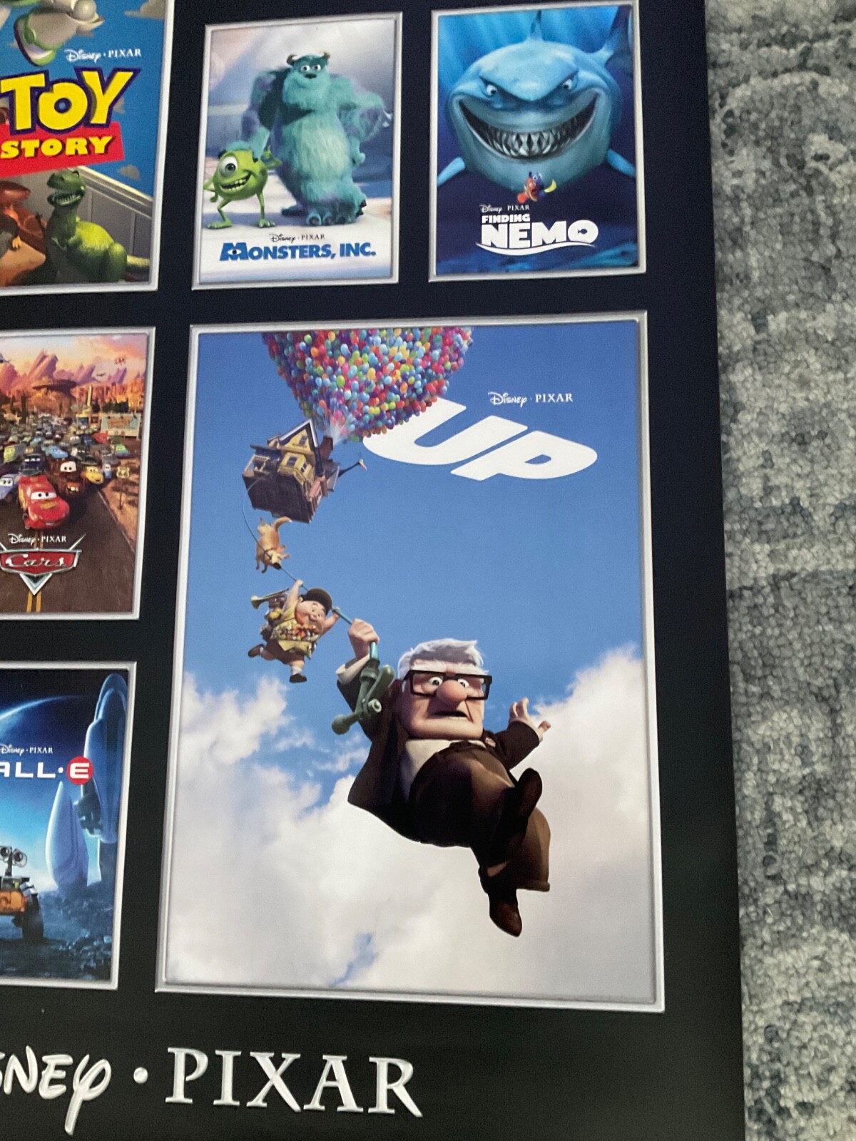 PIXAR disney 10 movie poster Toy Story Finding Nemo Incredibles Up a Bugs Life