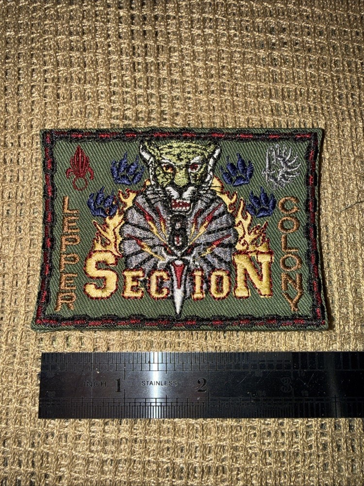 French Foreign Legion LEPPER COLONY 8 Section Commando ODG Afgan War Patch
